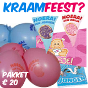 Aanbieding kraamfeest